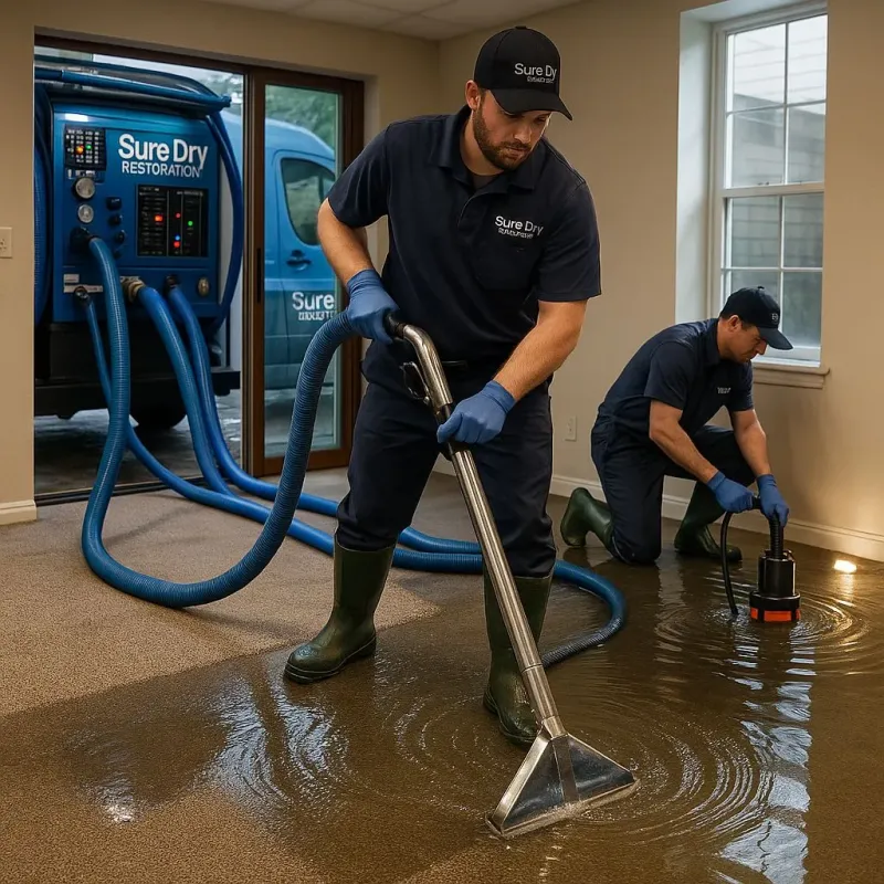Water Extraction and Removal process in Lakeview Estates, GA